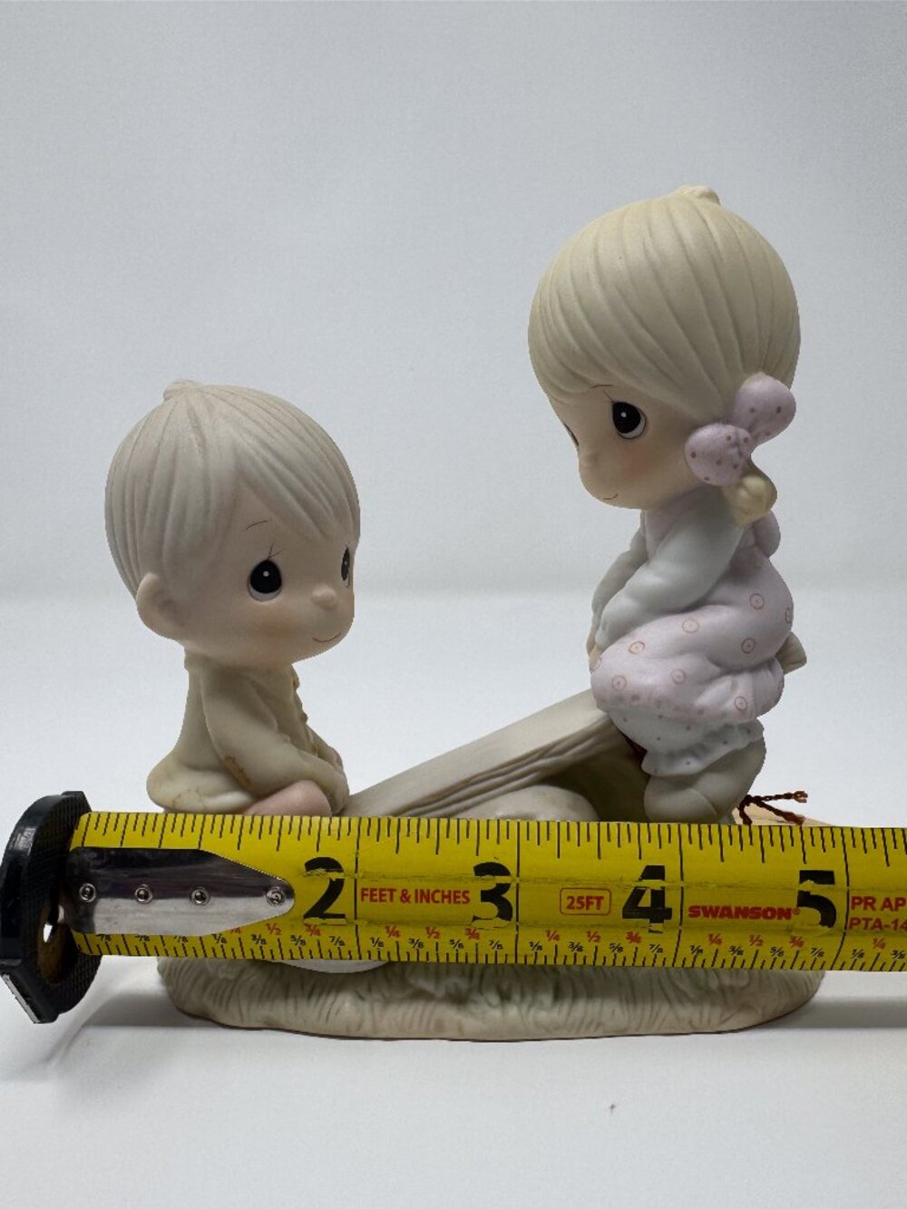 Vintage Precious Moments Love Lifted Me 1978 Enesco Figurine w Tag - Picture 7 of 8
